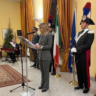 Cerimonia dello scambio degli auguri natalizi in Prefettura
