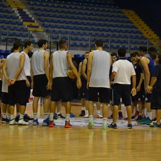 La squadra in un momento della praparazione