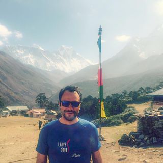 Pietro Presti ha raggiunto il campo base dell'Everest