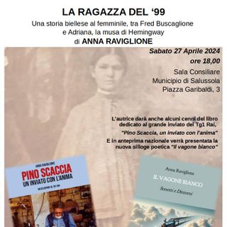 “La ragazza del ‘99”: a Salussola la presentazione del libro di Anna Raviglione.
