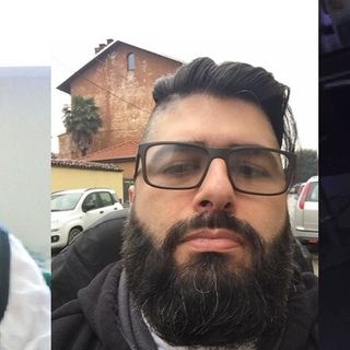 nella foto Mosè, Angelo e Sally nella foto Mosè, Angelo e Sally