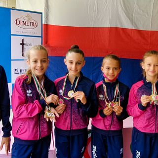 La Rhythmic School brilla al torneo internazionale di Morbegno
