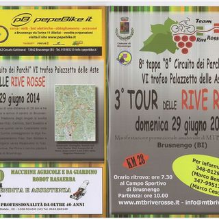 Brusnengo. Domani appuntamento con la mtb  per il tour "Rive Rosse"