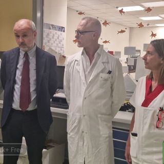 Il Ministro Schillaci in visita all'ospedale di Biella: "Di grande livello"