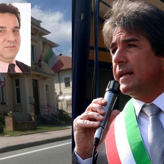 Robertino Siviero e il sindaco Roberto Pella