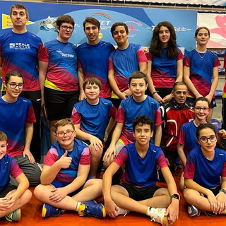 La formazione del TT. Biella al Grand Prix di Biella, con i tecnici Jaroslaw Klamut, Gilberto Ciarmatori e Eric Acquadro