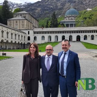 Biella, il ritorno del ministro Sangiuliano a Oropa: pronti 7 milioni per la riqualificazione del Santuario FOTO