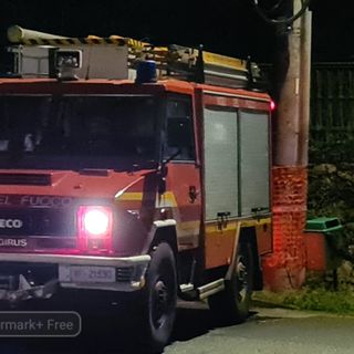 Zumaglia, Vigili del Fuoco soccorrono ciclista foto archivio