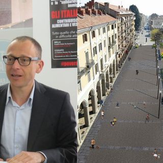 Piazza Vittorio Veneto a Biella, avanti tutta con il restyling: da marzo via i bus