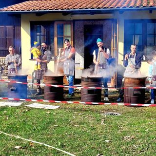 Successo a Riviera, Zubiena, per la tradizionale fagiolata