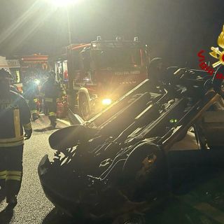 Incidente sulla A4, intervento dei Vigili del fuoco del Comando di Vercelli e di Novara