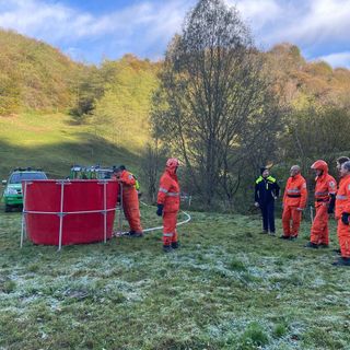 Esercitazione AIB sotto Direzione del Comandante Distaccamento e CoAib Renzo Dalle Nogare