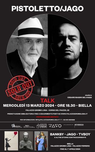 Talk evento Pistoletto e Jago Talk evento Pistoletto e Jago
