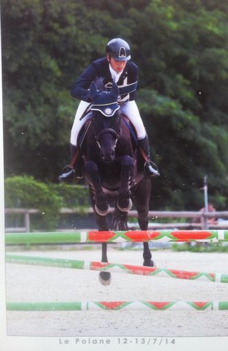 Edoardo Barbieri in sella al suo Pannocchia vince la gara di salto a Pallarè