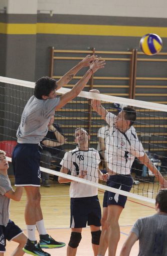 Un muro di Alessandro Dellarolle del Biella Voley