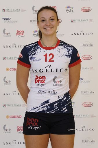 Alessia Diego (con il numero 40) in azione Alessia Diego (con il numero 40) in azione