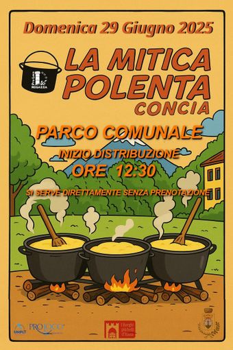 Rosazza, torna la Mitica Polenta Concia: gusto e tradizione al Parco Comunale