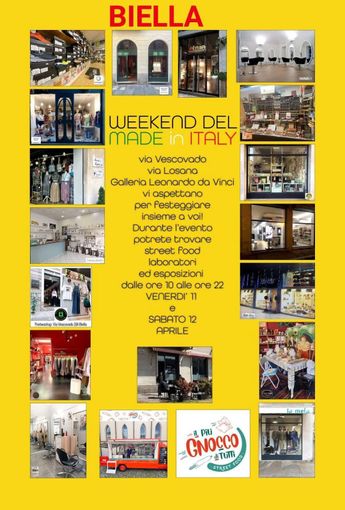 Il centro storico celebra il Made in Italy con street food e iniziative dei commercianti