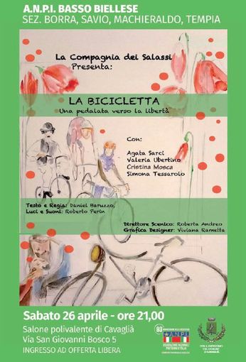 Cavaglià, “La Bicicletta” in scena per ANPI: una pedalata verso la libertà.