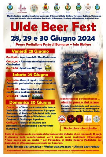 A Bornasco fine settimana all'insegna dell'Ulde Beer Fest