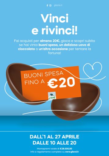 “Vinci e rivinci”, il nuovo concorso di primavera del Centro Commerciale