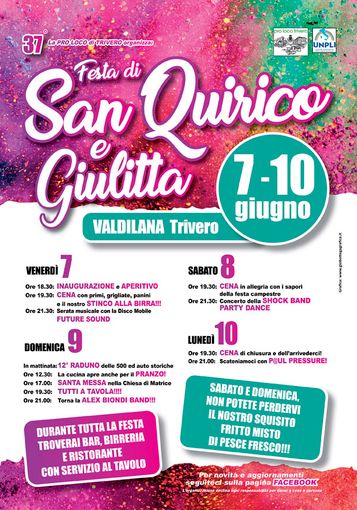 A Valdilana, località Trivero, la festa di San Quirico e Giulitta A Valdilana, località Trivero, la festa di San Quirico e Giulitta