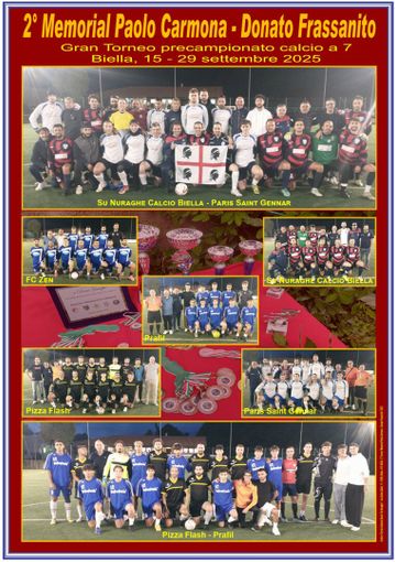 “Su Nuraghe Calcio Biella” vince il 2° Torneo Carmona-Frassanito