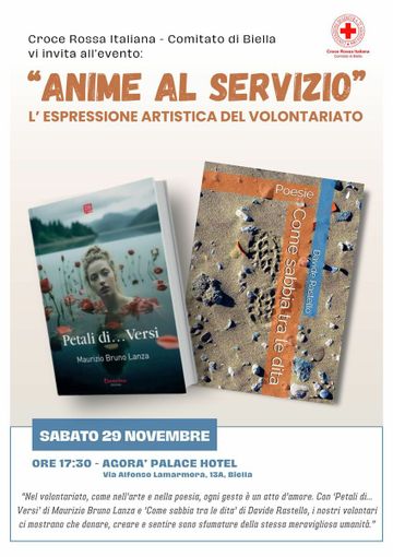 Croce Rossa Biella, poesia e volontariato: all'Agorà l'incontro gratuito