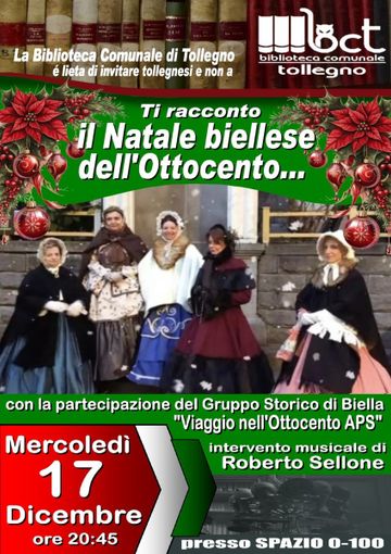 Tollegno: la Biblioteca augura Buon Natale Tollegno: la Biblioteca augura Buon Natale