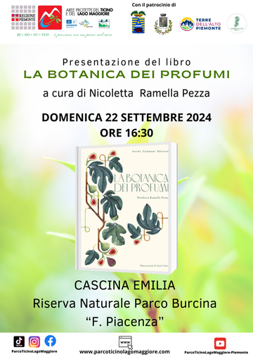 “La Botanica dei Profumi”: incontro letterario in Burcina.
