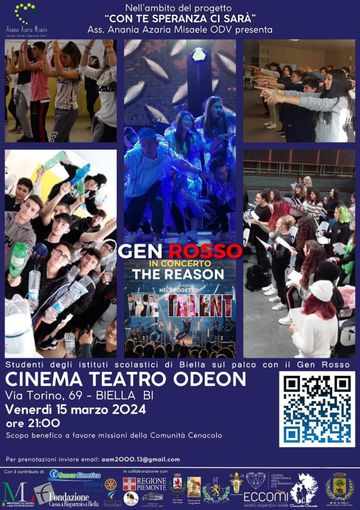 The Reason, a Biella il concerto di Gen Rosso - Foto Gen Rosso The Reason, a Biella il concerto di Gen Rosso - Foto Gen Rosso