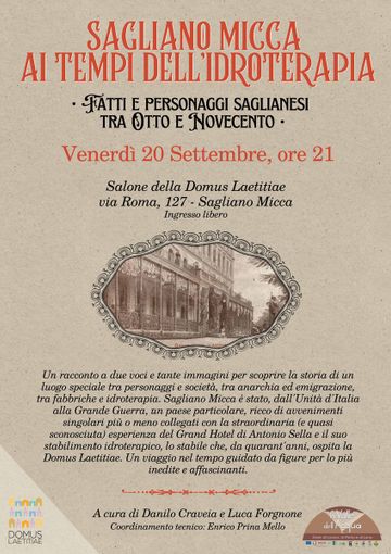 Sagliano Micca ai tempi dell'idroterapia: fatti e personaggi saglianesi tra Otto e Novecento.