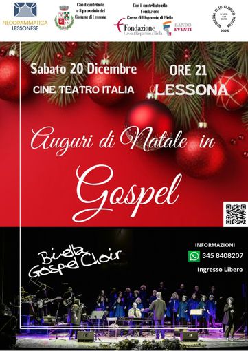 Auguri di Natale in Gospel: il Biella Gospel Choir in concerto a Lessona