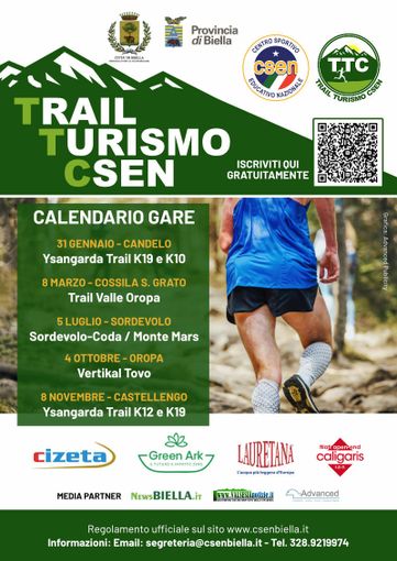 Imminente la seconda gara Trail Running del circuito "Trail Turismo Csen" Imminente la seconda gara Trail Running del circuito "Trail Turismo Csen"