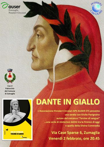 Terzine di Sangue, a Zumaglia il libro di Giulio Pavignano - Foto Associazione Zumaglia Pensieri Circolari