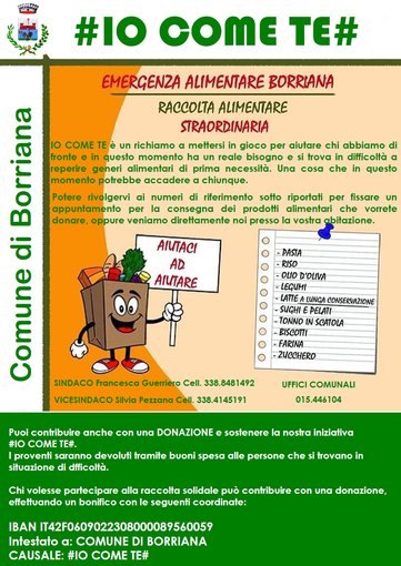 Foto pagina FB Comune di Borriana Foto pagina FB Comune di Borriana