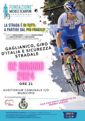 A Gaglianico una serata dedicata alla sicurezza stradale A Gaglianico una serata dedicata alla sicurezza stradale