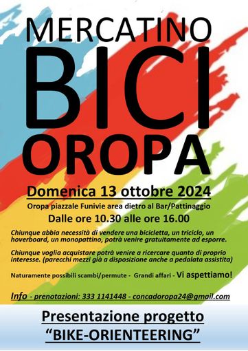A Oropa il "mercatino delle bici" compro, scambio, vendo