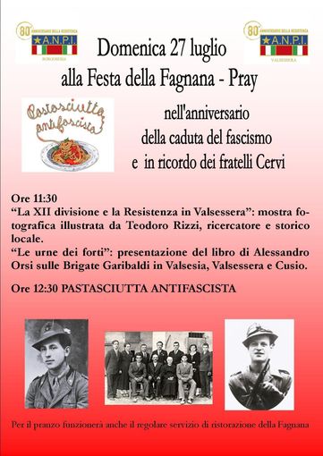 Pray: domenica 27 luglio, Festa della Fagnana
