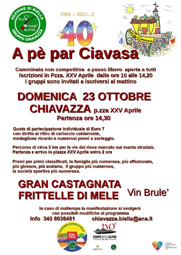 Torna “a pé par Ciävasa”