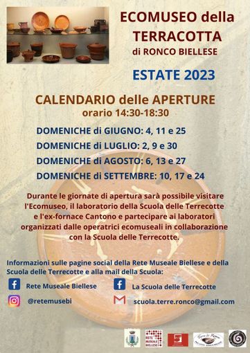 Ronco Biellese, riapre l’Ecomuseo della Terracotta