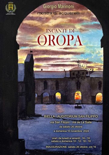 Torna a Biella Giorgio Marinoni: in mostra un’acquarellista fra i più bravi al mondo.