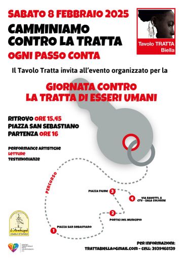 Camminiamo contro la Tratta – ogni passo conta