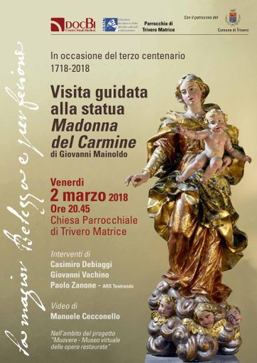 Trivero: Visita guidata alla statua Madonna del Carmine di Giovanni Mainoldo