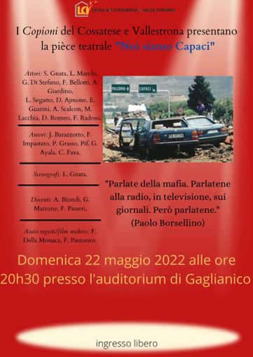 All'auditorium di Gaglianico va in scena "Noi siamo Capaci"