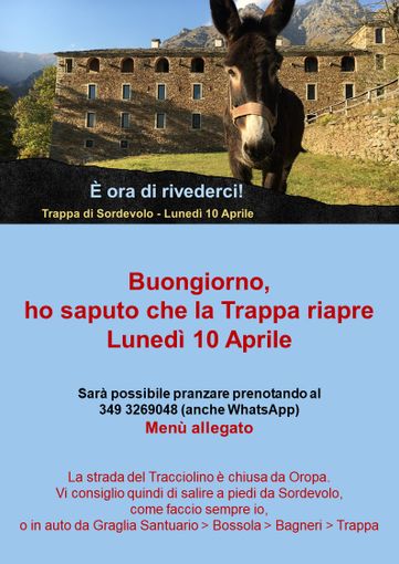 A Pasquetta riapre la Trappa, ecco come arrivarci