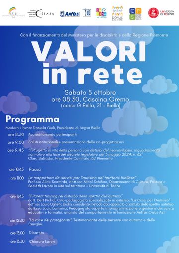 Disturbi del neurosviluppo: a Biella un incontro fra esperti e famiglie. Disturbi del neurosviluppo: a Biella un incontro fra esperti e famiglie.