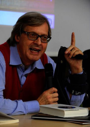 Il critico d'Arte Vittorio Sgarbi