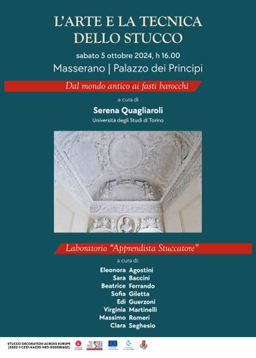A Masserano, "L'arte e la tecnica dello stucco dal mondo antico ai fasti barocchi "