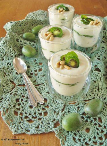 Coppette Cremose con Nergi® e Pinoli Tostati Coppette Cremose con Nergi® e Pinoli Tostati